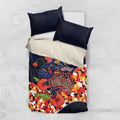 Adelaide Crows ANZAC Day Tribute Bedding Set Indigenous Dot Art Poppy Remembrance Football Warrior