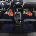 Adelaide Crows ANZAC Day Tribute Car Mats Indigenous Dot Art Poppy Remembrance Football Warrior