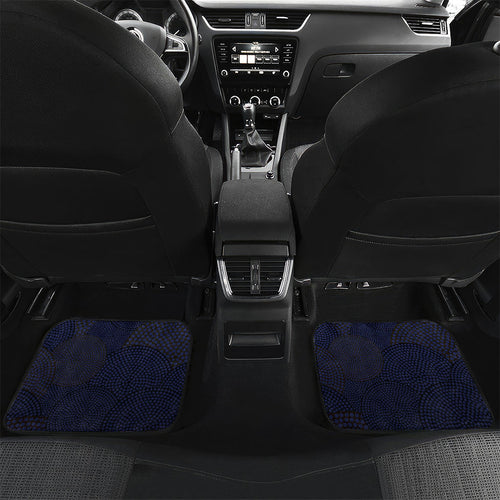 Adelaide Crows ANZAC Day Tribute Car Mats Indigenous Dot Art Poppy Remembrance Football Warrior