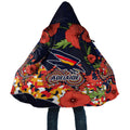 Adelaide Crows ANZAC Day Tribute Cloak Indigenous Dot Art Poppy Remembrance Football Warrior