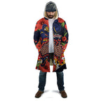 Adelaide Crows ANZAC Day Tribute Cloak Indigenous Dot Art Poppy Remembrance Football Warrior