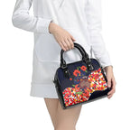 Adelaide Crows ANZAC Day Tribute Shoulder Handbag Indigenous Dot Art Poppy Remembrance Football Warrior