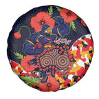 Adelaide Crows ANZAC Day Tribute Spare Tire Cover Indigenous Dot Art Poppy Remembrance Football Warrior