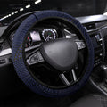 Adelaide Crows ANZAC Day Tribute Steering Wheel Cover Indigenous Dot Art Poppy Remembrance Football Warrior