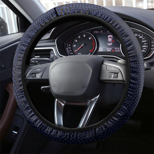 Adelaide Crows ANZAC Day Tribute Steering Wheel Cover Indigenous Dot Art Poppy Remembrance Football Warrior