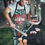 Canberra Raiders ANZAC Apron Indigenous Wave Pattern Poppy Remembrance Viking Warrior