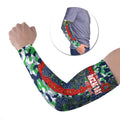 Canberra Raiders ANZAC Arm Sleeves Indigenous Wave Pattern Poppy Remembrance Viking Warrior
