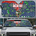 Canberra Raiders ANZAC Auto Sun Shade Indigenous Wave Pattern Poppy Remembrance Viking Warrior