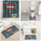 Canberra Raiders ANZAC Bathroom Set Indigenous Wave Pattern Poppy Remembrance Viking Warrior
