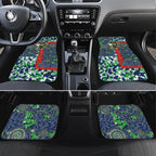 Canberra Raiders ANZAC Car Mats Indigenous Wave Pattern Poppy Remembrance Viking Warrior