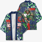 Canberra Raiders ANZAC Kimono Indigenous Wave Pattern Poppy Remembrance Viking Warrior