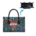 Canberra Raiders ANZAC Leather Bag Indigenous Wave Pattern Poppy Remembrance Viking Warrior