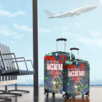 Canberra Raiders ANZAC Luggage Cover Indigenous Wave Pattern Poppy Remembrance Viking Warrior