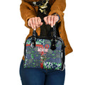 Canberra Raiders ANZAC Shoulder Handbag Indigenous Wave Pattern Poppy Remembrance Viking Warrior