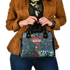 Canberra Raiders ANZAC Shoulder Handbag Indigenous Wave Pattern Poppy Remembrance Viking Warrior