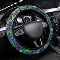 Canberra Raiders ANZAC Steering Wheel Cover Indigenous Wave Pattern Poppy Remembrance Viking Warrior