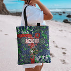 Canberra Raiders ANZAC Tote Bag Indigenous Wave Pattern Poppy Remembrance Viking Warrior
