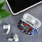 Canterbury Bulldogs ANZAC Day AirPods Case Aboriginal Dot Poppy Remembrance Bulldog