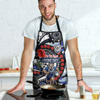 Canterbury Bulldogs ANZAC Day Apron Aboriginal Dot Poppy Remembrance Bulldog