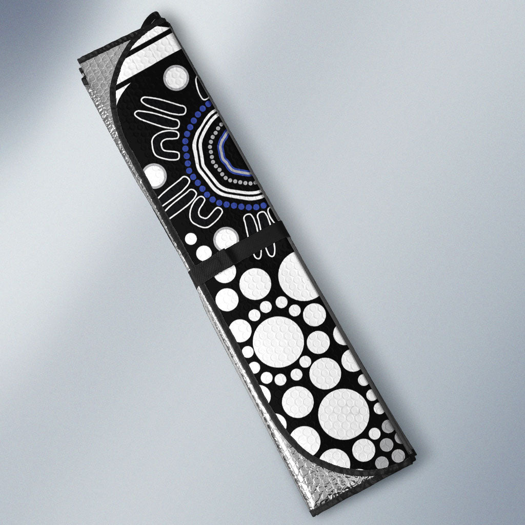 Canterbury Bulldogs ANZAC Day Auto Sun Shade Aboriginal Dot Poppy Remembrance Bulldog