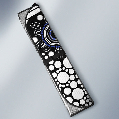 Canterbury Bulldogs ANZAC Day Auto Sun Shade Aboriginal Dot Poppy Remembrance Bulldog