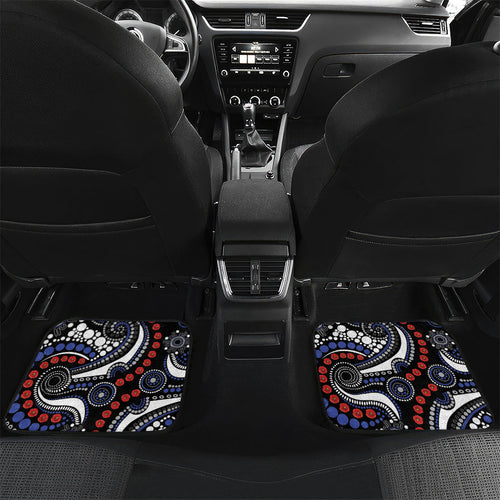 Canterbury Bulldogs ANZAC Day Car Mats Aboriginal Dot Poppy Remembrance Bulldog