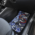 Canterbury Bulldogs ANZAC Day Car Mats Aboriginal Dot Poppy Remembrance Bulldog