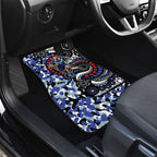 Canterbury Bulldogs ANZAC Day Car Mats Aboriginal Dot Poppy Remembrance Bulldog