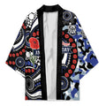 Canterbury Bulldogs ANZAC Day Kimono Aboriginal Dot Poppy Remembrance Bulldog