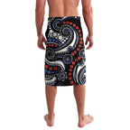 Canterbury Bulldogs ANZAC Day Lavalava Aboriginal Dot Poppy Remembrance Bulldog