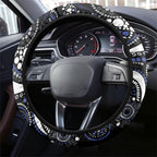 Canterbury Bulldogs ANZAC Day Steering Wheel Cover Aboriginal Dot Poppy Remembrance Bulldog