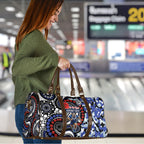 Canterbury Bulldogs ANZAC Day Travel Bag Aboriginal Dot Poppy Remembrance Bulldog