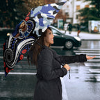 Canterbury Bulldogs ANZAC Day Umbrella Aboriginal Dot Poppy Remembrance Bulldog