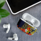 North Queensland Cowboys ANZAC AirPods Case Indigenous Wave Poppy Remembrance Cowboy