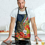 North Queensland Cowboys ANZAC Apron Indigenous Wave Poppy Remembrance Cowboy