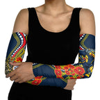North Queensland Cowboys ANZAC Arm Sleeves Indigenous Wave Poppy Remembrance Cowboy