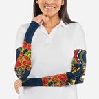 North Queensland Cowboys ANZAC Arm Sleeves Indigenous Wave Poppy Remembrance Cowboy