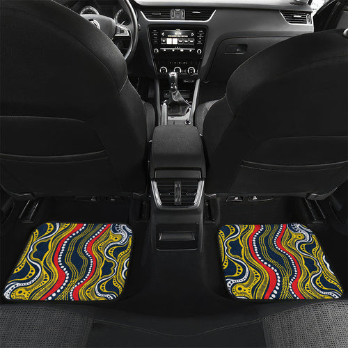 North Queensland Cowboys ANZAC Car Mats Indigenous Wave Poppy Remembrance Cowboy