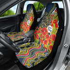 North Queensland Cowboys ANZAC Car Seat Cover Indigenous Wave Poppy Remembrance Cowboy