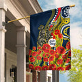 North Queensland Cowboys ANZAC Garden Flag Indigenous Wave Poppy Remembrance Cowboy