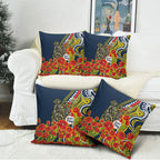 North Queensland Cowboys ANZAC Pillow Cover Indigenous Wave Poppy Remembrance Cowboy