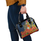 North Queensland Cowboys ANZAC Shoulder Handbag Indigenous Wave Poppy Remembrance Cowboy