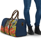 North Queensland Cowboys ANZAC Travel Bag Indigenous Wave Poppy Remembrance Cowboy