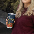North Queensland Cowboys ANZAC Tumbler Cup Indigenous Wave Poppy Remembrance Cowboy