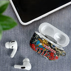 Personalized Gold Coast Titans ANZAC AirPods Case Indigenous Camouflage Poppy Memorial Soldier Spartan