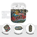 Personalized Gold Coast Titans ANZAC AirPods Case Indigenous Camouflage Poppy Memorial Soldier Spartan