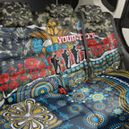 Personalized Gold Coast Titans ANZAC Back Car Seat Cover Indigenous Camouflage Poppy Memorial Soldier Spartan