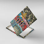Personalized Gold Coast Titans ANZAC Canvas Wall Art Indigenous Camouflage Poppy Memorial Soldier Spartan