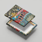 Personalized Gold Coast Titans ANZAC Canvas Wall Art Indigenous Camouflage Poppy Memorial Soldier Spartan
