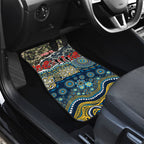 Personalized Gold Coast Titans ANZAC Car Mats Indigenous Camouflage Poppy Memorial Soldier Spartan